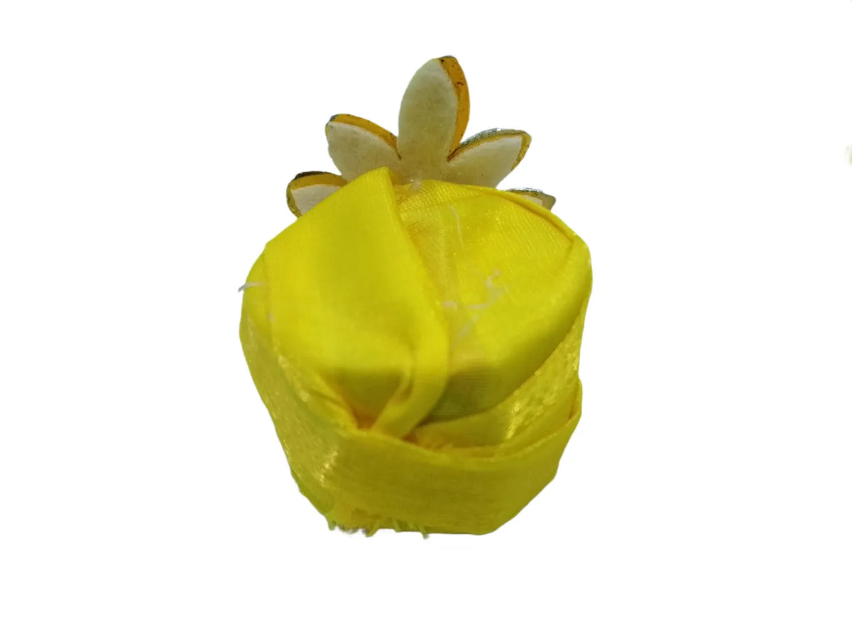 laddu gopal size 6 number pagdi yellow