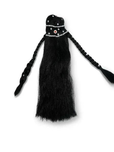 radha rani durga maa hair wig for 12 inch idol