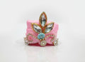 laddu gopal size 6 number pagdi light pink