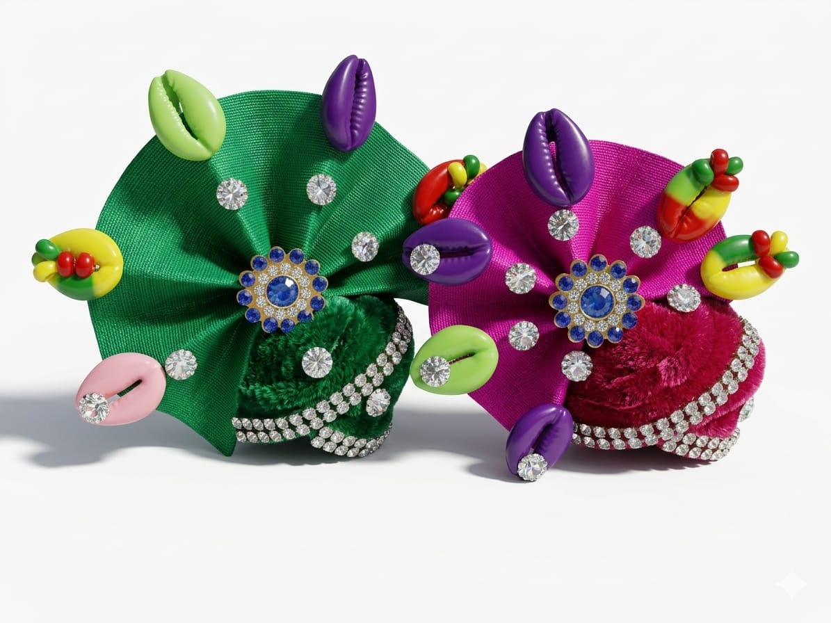 laddu gopal pagdi size 0 pack of 2
