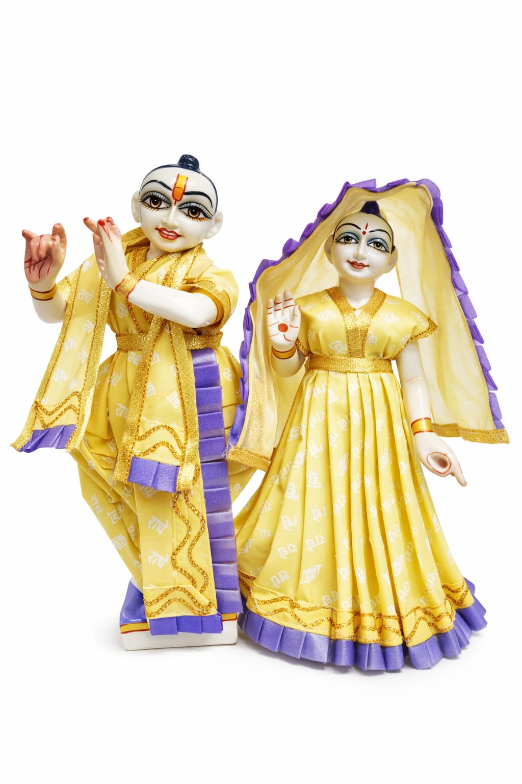 radha krishna cotton dress for 9 inch radha krishna murti