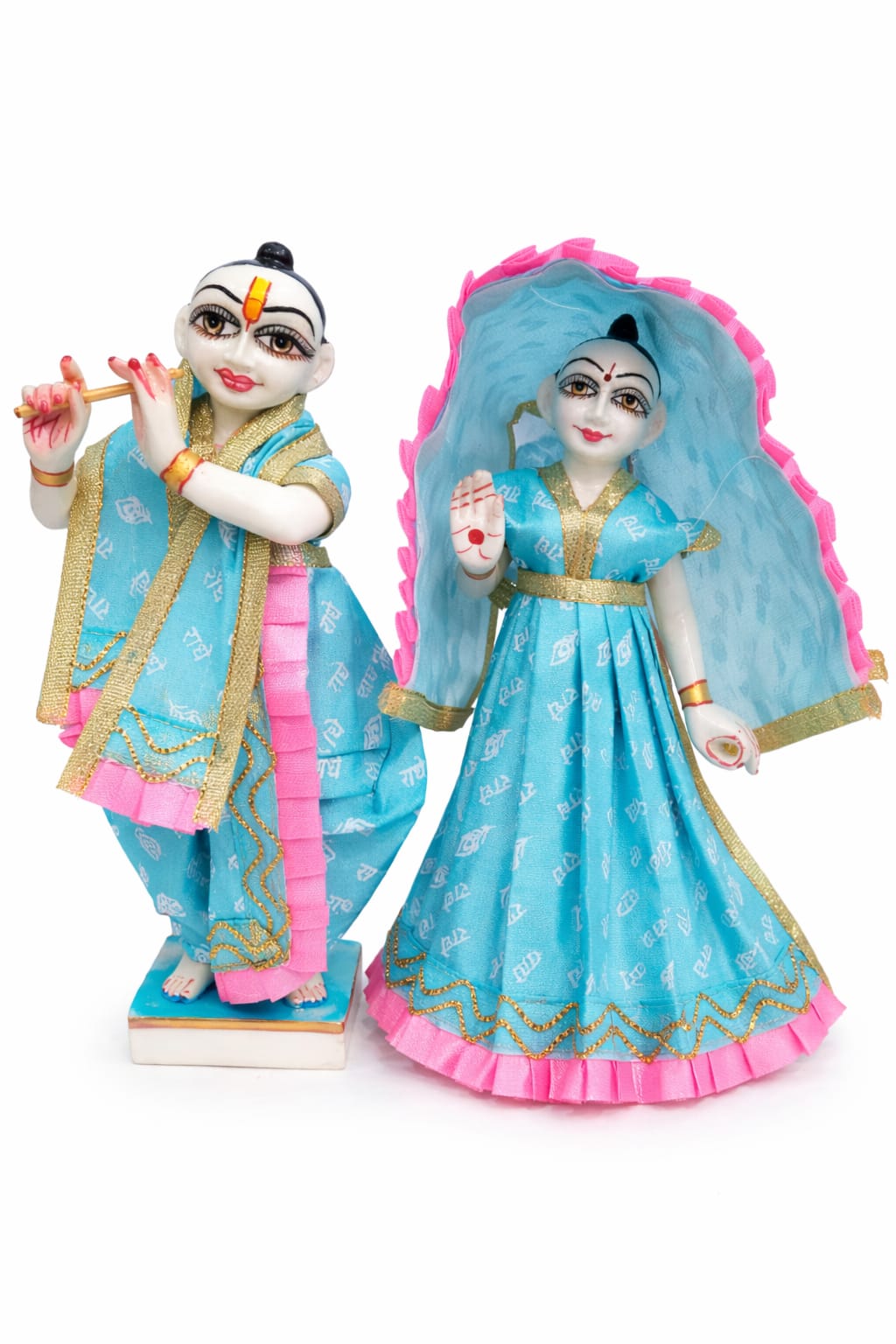 radha krishna cotton dress for 9 inch radha krishna murti