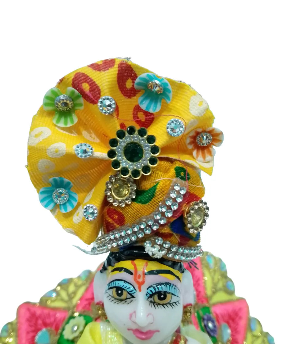 pack of 6 laddu gopal pagdi size 1