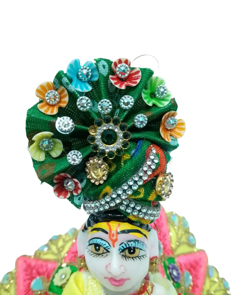 pack of 6 laddu gopal pagdi size 1