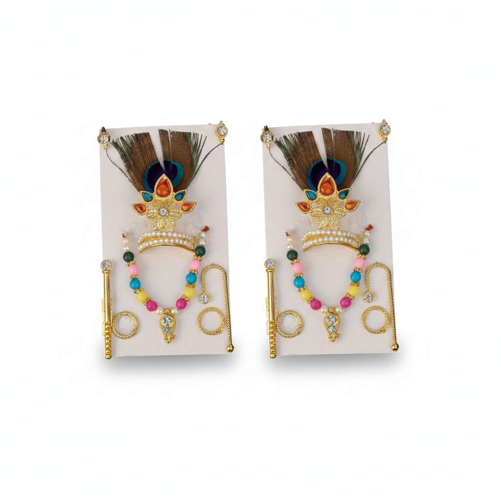 shringar set for gopal ji size 0 1 2 pack of 2