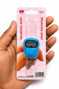 Digital Naam Japa Counter Finger Ring | Electronic Tally Counter for Chanting Mantra, Jaap & Meditation | Portable Finger Counter for Hare Krishna, Radhe Radhe, Mala Counting