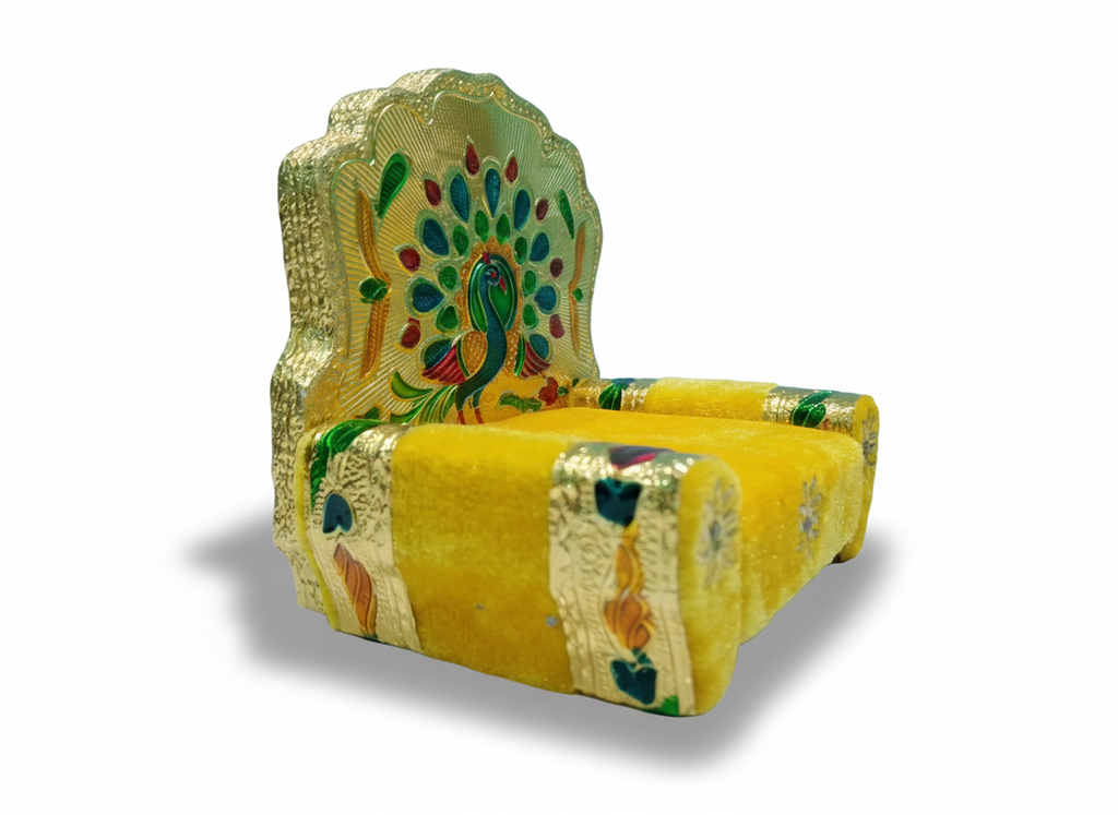 singhasan for gopal ji size 0 1 2 yellow