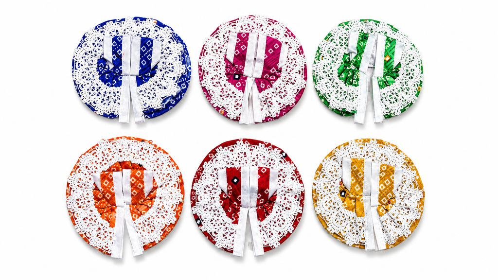 Vrindavan E Store Pack of 6 Size 0 Number Summer Soft Cotton Dress for Laddu Gopal