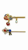 Pack of 2 Bansuri 2 Inch for Thakur Ji