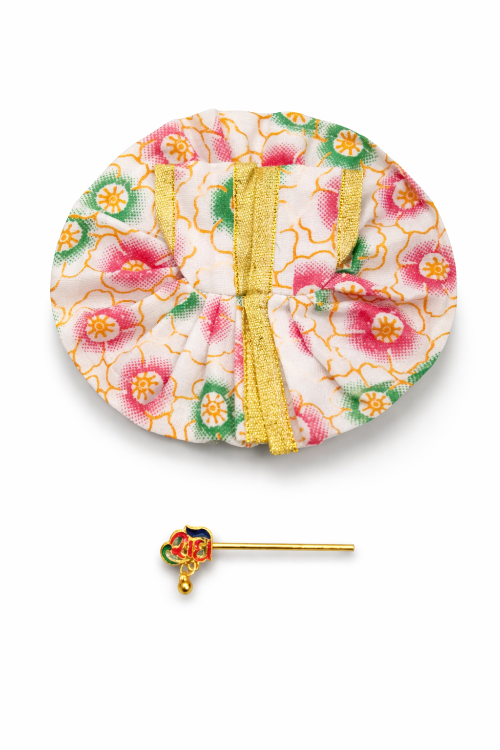 laddu gopal dress and bansuri combo pack of 2 size 1 number