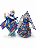 radha krishna cotton dress for 9 inch idol multicolor traditional poshak set for laddu gopal radha krishna murti handmade fancy vastra 5