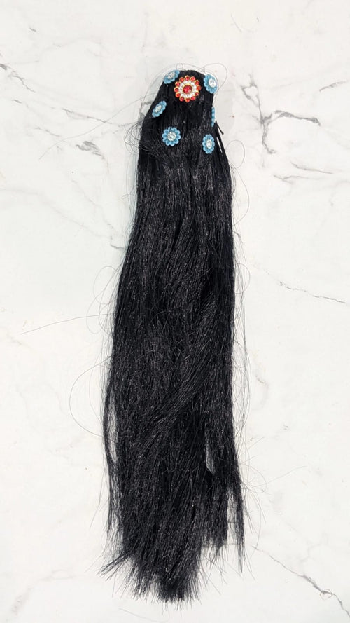 12 inches radha rani durga maa hair wig