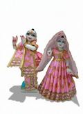 7 8 inch radha krishna summer fancy dress pink