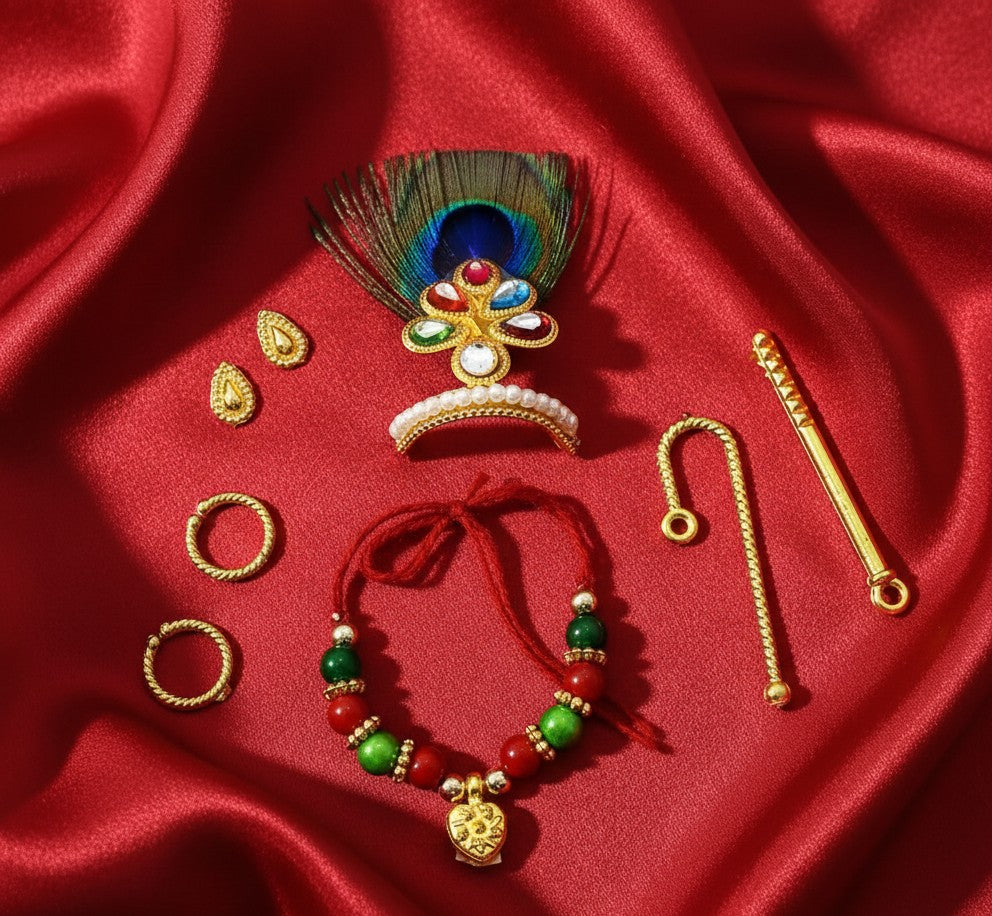 shringar set for gopal ji size 0 1 2 pack of 2