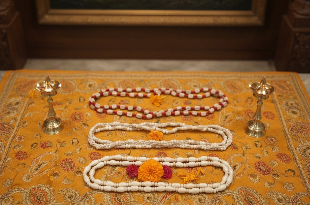 pack of 3 tulsi kanthi mala 2 rounds
