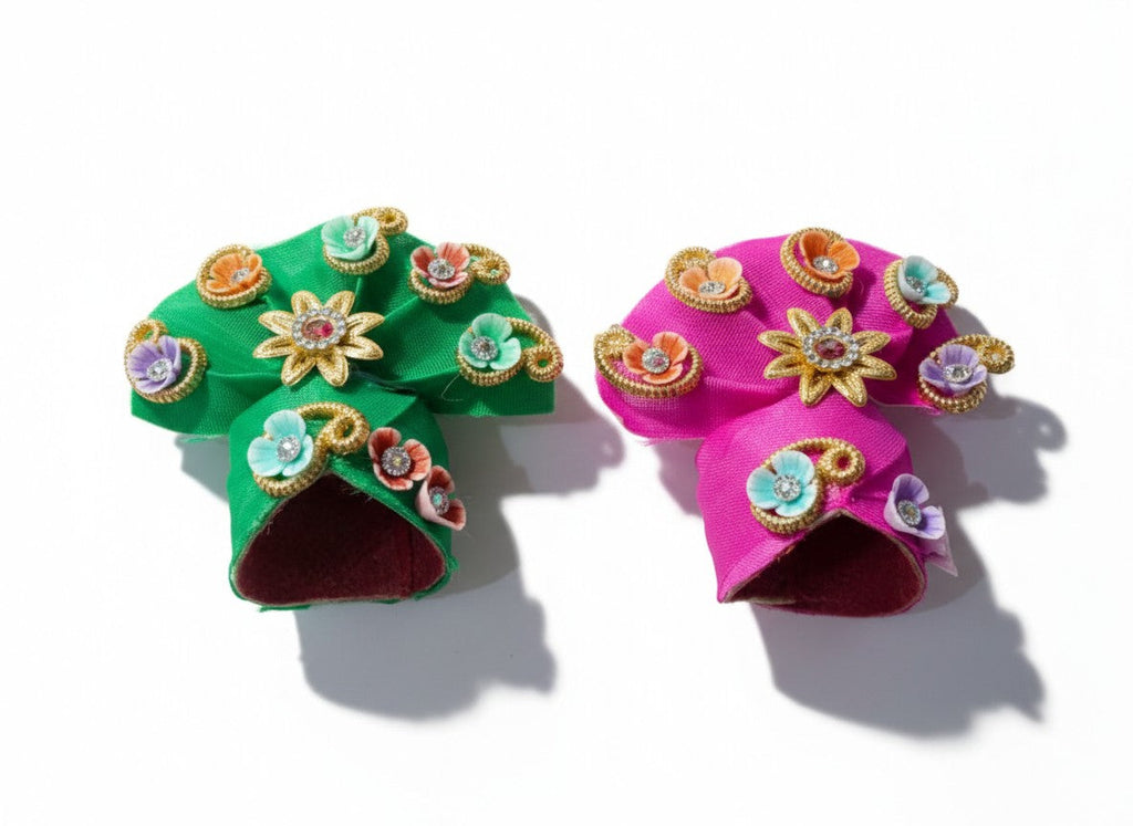 4 Number Gopal ji Pagdi Pink and Green
