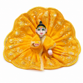 Laddu Gopal Dress Size 4 Number Color Yelllow