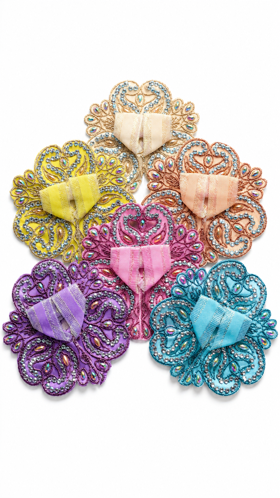 vrindavan e store pack of 6 size 0 number summer fancy dress for laddu gopal 3