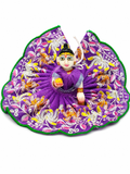 Laddu Gopal Frock Size 4 Number Color Purple