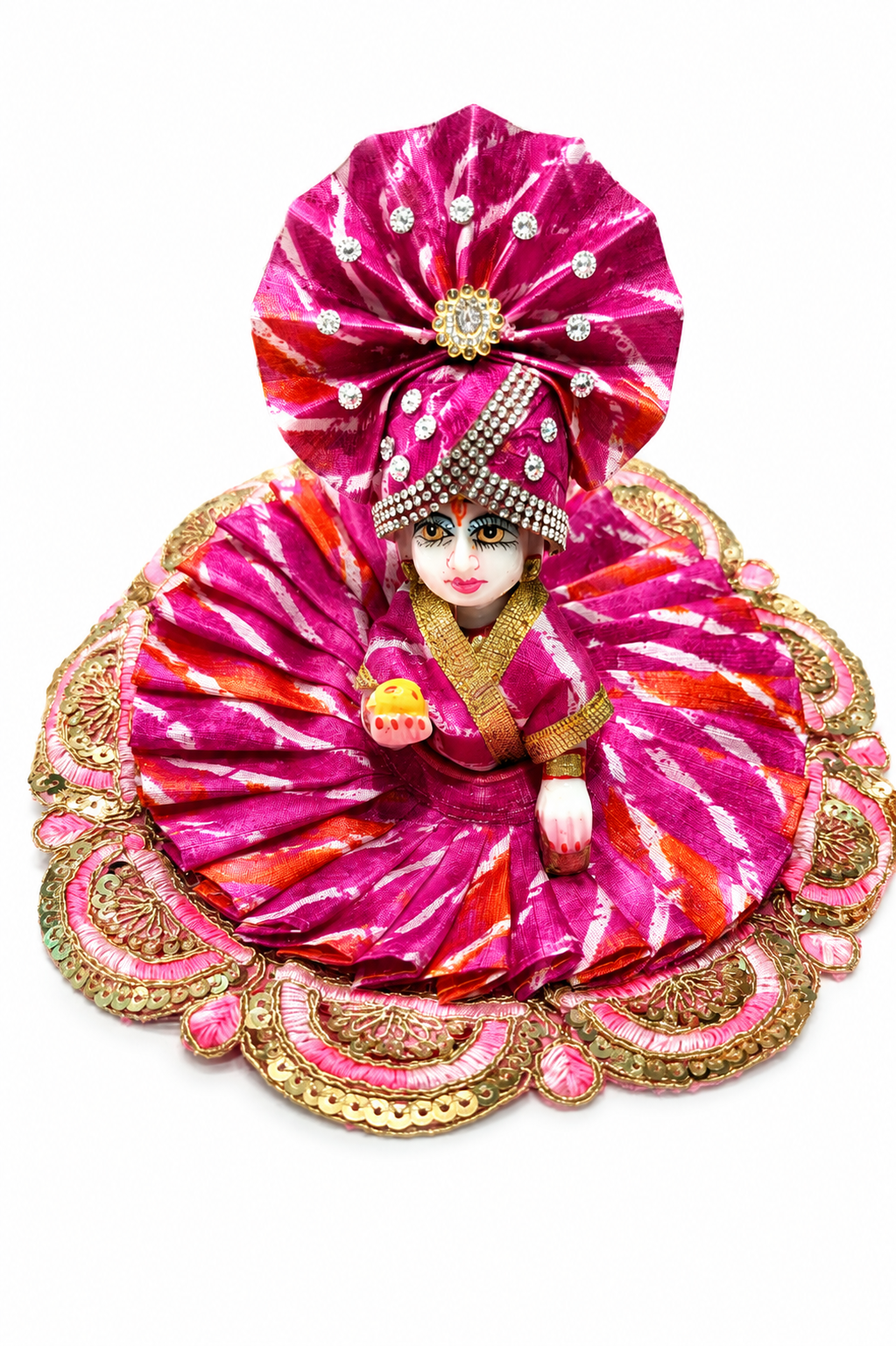 laddu gopal kanha ji gopal ji thakur ji fancy poshak frock available in size 1 to 6