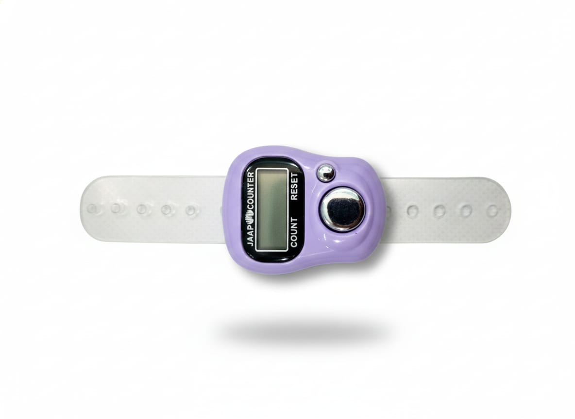 naam japa counter light purple