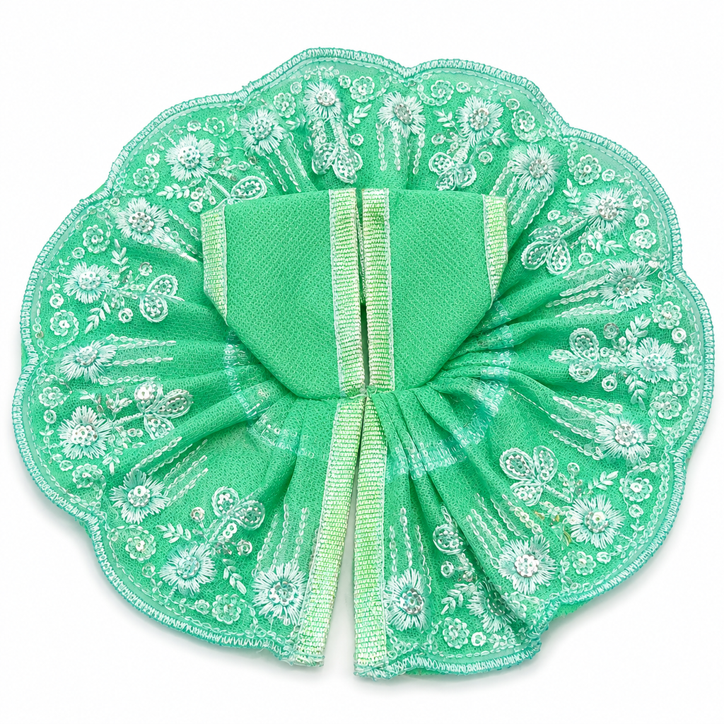 Laddu Gopal Dress Size 4 Number Color Light Green