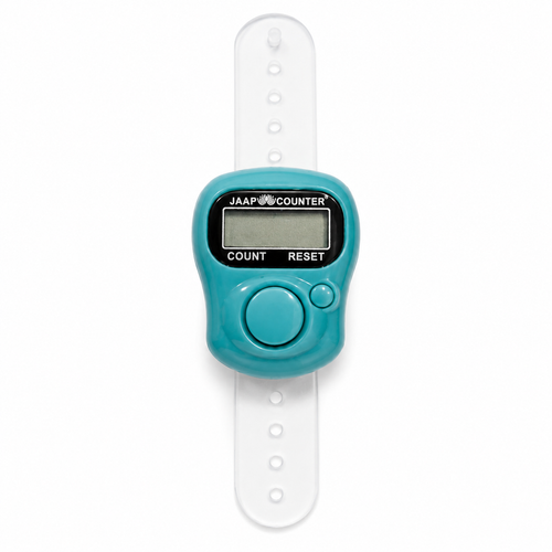 Digital Naam Japa Counter Finger Ring | Electronic Tally Counter for Chanting Mantra, Jaap & Meditation | Portable Finger Counter for Hare Krishna, Radhe Radhe, Mala Counting