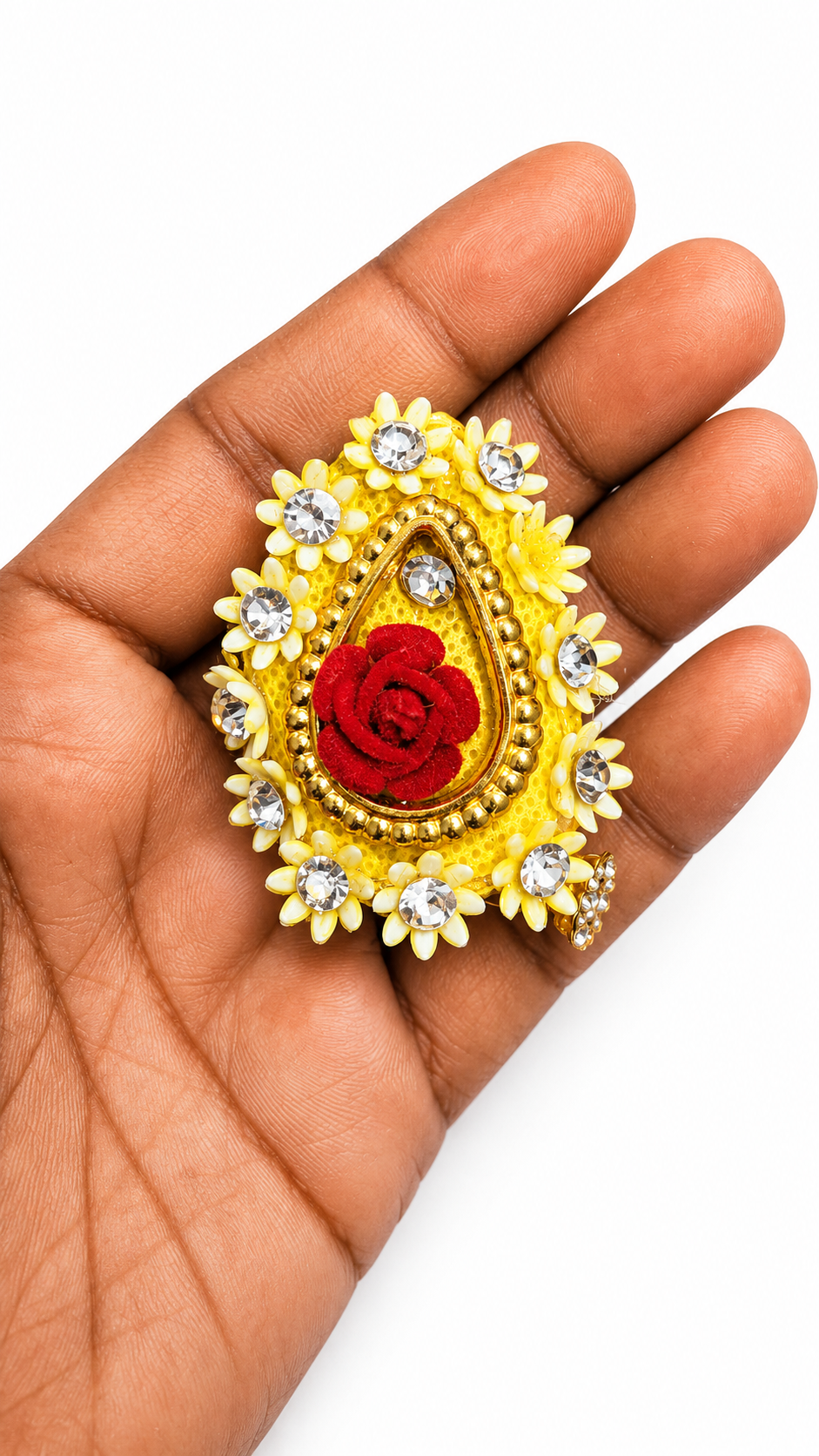Pack of 2 Premium Fancy Pagdi for Size 0 Laddu Gopal Ji | Designer Mukut/Pagdi Set with Pearl & Stone Work | Handmade Kanha Ji Shringar Accessories